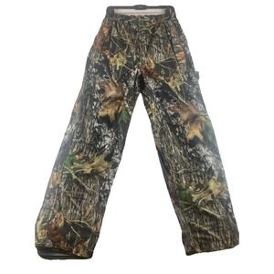 Dickies  Camo Polyester Hunting pants L Tall‎  Stretch Waist 28/30 Weatherguard